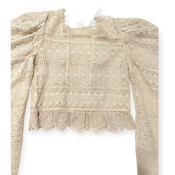 Ulla Johnson Eloise Blouse in Pearl, Size 4 New with tag - Picture 10 of 16